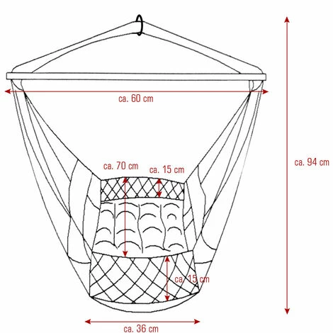 DuneDesign Hamac Pour Bébé 70x36x94cm Berceau Siège Suspendu Pour Babies Blanc - Weiss 5 DuneDesign Hamac Pour Bébé 70x36x94cm Berceau Siège Suspendu Pour Babies Blanc - Weiss – Image 3