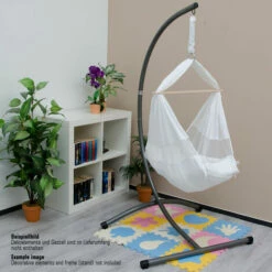 DuneDesign Hamac Pour Bébé 70x36x94cm Berceau Siège Suspendu Pour Babies Blanc - Weiss 10 DuneDesign Hamac Pour Bébé 70x36x94cm Berceau Siège Suspendu Pour Babies Blanc - Weiss -Outillage Soldes Boutique 10974056 4