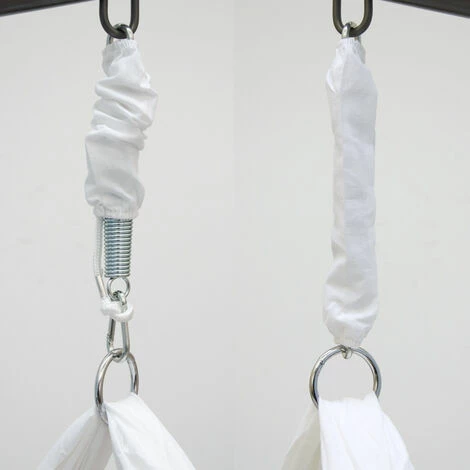 DuneDesign Hamac Pour Bébé 70x36x94cm Berceau Siège Suspendu Pour Babies Blanc - Weiss 7 DuneDesign Hamac Pour Bébé 70x36x94cm Berceau Siège Suspendu Pour Babies Blanc - Weiss – Image 5