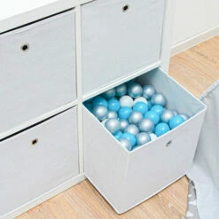 DuneDesign Set De 4 Boîtes De Rangement Ouvertes 33x38x33cm Tissu Pliant Pour Kallax Expedit 2 Oeillets En Métal Blanc - Weiss 9 DuneDesign Set De 4 Boîtes De Rangement Ouvertes 33x38x33cm Tissu Pliant Pour Kallax Expedit 2 Oeillets En Métal Blanc - Weiss -Outillage Soldes Boutique 10974283 3