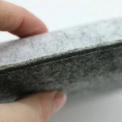 DUNEDESIGN 2 Coussins De Chaise Feutre Ronds Ø 35x2,5cm Repose-chaises Oreiller Plat Gris - Grau -Outillage Soldes Boutique 11453569 3