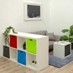 DUNEDESIGN 4 Boîtes De Rangement Feutre 33x33x38 Cm Kallax Panier Feutrine Ikea Multicolore - Bunt -Outillage Soldes Boutique 11486272 3