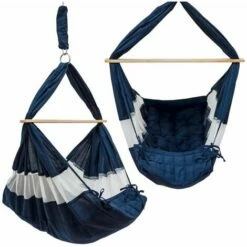 DuneDesign Hamac Pour Bébé 70x36x94cm Berceau Siège Suspendu Pour Babies Bleu - Blau