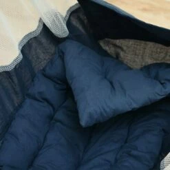 DuneDesign Hamac Pour Bébé 70x36x94cm Berceau Siège Suspendu Pour Babies Bleu - Blau -Outillage Soldes Boutique 15381130 3