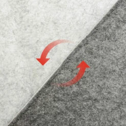 DUNEDESIGN 2x Coussin En Feutre Pour Banc à Bière 220x25x2cm Couverture De Siège Réversible - Anthrazit -Outillage Soldes Boutique 23515934 4