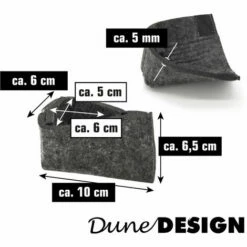 DUNEDESIGN 12 Patins De Sol En Feutre - Pieds De Protection Tables Et Bancs Base Metal U - Grau -Outillage Soldes Boutique 23571451 4