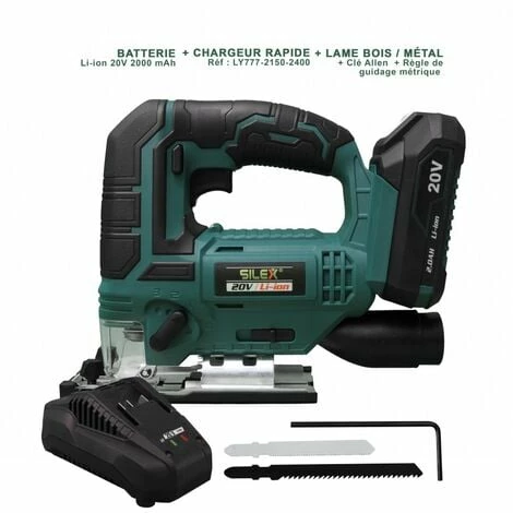 Scie Sauteuse Sans Fil 20 V Silex® ( Batterie 2 Ah ) 3 Scie Sauteuse Sans Fil 20 V Silex® ( Batterie 2 Ah )
