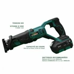 SCIE A SABRE Sans Fil 20V Silex® (SANS BATTERIE , SANS CHARGEUR ) . -Outillage Soldes Boutique 23696155 5