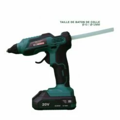 Pistolet A Colle Sans Fil 20v Silex® Ø10-12mm + 3 Batons De Colle Dia.11mm. (BATTERIE 2 Ah) -Outillage Soldes Boutique 24121718 3