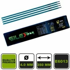Lot De 50 électrodes Pour Soudage Silex® Rutile 4.0ø
