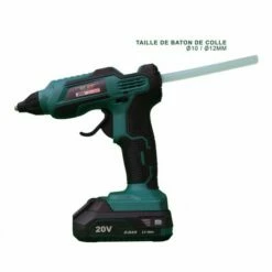 Pistolet A Colle Sans Fil 20v Silex® Ø10-12mm + 3 Batons De Colle Dia.11mm. (SANS BATTERIE NI CHARGEUR ) -Outillage Soldes Boutique 24121777 3