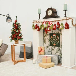 DUNEDESIGN Table D'Appoint Scandinave 40x45cm Blanche Table De Chevet Ronde Basse En Bois - Weiss -Outillage Soldes Boutique 27572510 4