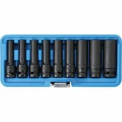 SILEX Jeu De Douilles à Choc, Profil E, Profondes | 12,5 Mm (1/2) | E10 - E24 | 9 Pièces