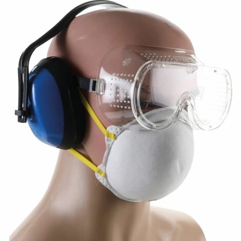 SILEX Kit De Protections De Travail | Casque - Masque - Lunette 4 SILEX Kit De Protections De Travail | Casque - Masque - Lunette – Image 2