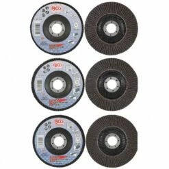 SILEX Lot 3 Disques à Lamelles Ø 125 MM - K 40 - K 60 - K 80