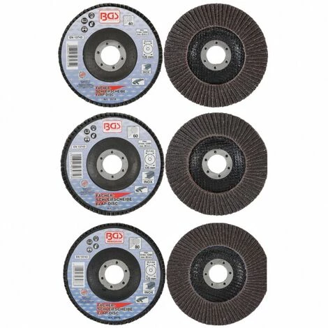 SILEX Lot 3 Disques à Lamelles Ø 125 MM - K 40 - K 60 - K 80 3 SILEX Lot 3 Disques à Lamelles Ø 125 MM - K 40 - K 60 - K 80