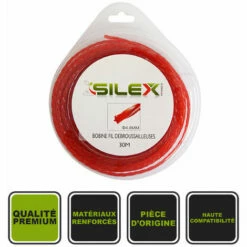 Bobine De Fil 30m 4 Mm ø Silex® Pour Débroussailleuse