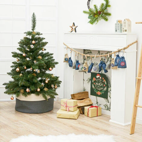 DUNEDESIGN Calendrier De L'Avent à Remplir Soi-même - 24 Pochettes Cadeaux - DIY Kit Noël - Blau 4 DUNEDESIGN Calendrier De L'Avent à Remplir Soi-même - 24 Pochettes Cadeaux - DIY Kit Noël - Blau – Image 2