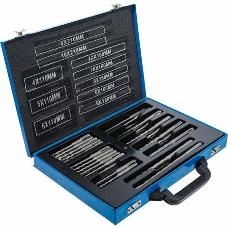 SILEX Jeu De Mèches | Tige SDS, Pointe En Métal Dur | 4 - 12 Mm | 56 Pièces 6 SILEX Jeu De Mèches | Tige SDS, Pointe En Métal Dur | 4 - 12 Mm | 56 Pièces – Image 4