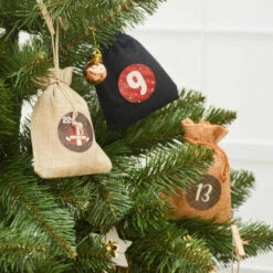 DUNEDESIGN Calendrier De L'Avent à Remplir Soi-même - 24 Pochettes Cadeaux - DIY Kit Noël - Braun -Outillage Soldes Boutique 40453464 3