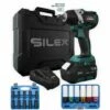 Clé à Chocs 20V Sans Fil Silex® 20V Moteur Brushless - Batterie 6.0Ah + 6 Douilles Pour Jantes + 10 Douilles à Choc -Outillage Soldes Boutique 43998404 1