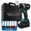 Clé à Chocs 20V Sans Fil Silex® 20V Moteur Brushless (1 X 6.0Ah Batterie Lithium SLX ) + 6 Douilles à Choc Pour Jantes Alu -Outillage Soldes Boutique 43998414 1