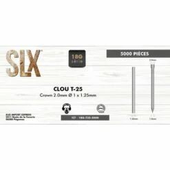 SILEX 5000 Clous SLX Pour Cloueuse Type 18G/25 Mm