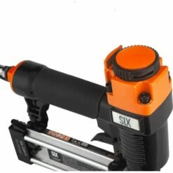 SILEX Compresseur Portatif 6L - 40V SLX® +2 Batteries Lithium 5 Ah + Cloueur Pneumatique SLX 18 GA + Tuyau 5M -Outillage Soldes Boutique 43998428 3