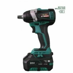 Clé à Chocs 20V Sans Fil Silex® 20V Moteur Brushless (1 X 6.0Ah Batterie Lithium SLX ) + 4 Douilles à Choc Pour Jantes Alu -Outillage Soldes Boutique 43998434 4