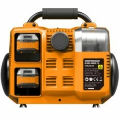 SILEX Compresseur Portatif 6L - 40V SLX® +2 Batteries Lithium 4 Ah + Cloueur Pneumatique 3en1 SLX 18 GA + Tuyau 5M -Outillage Soldes Boutique 43998448 5