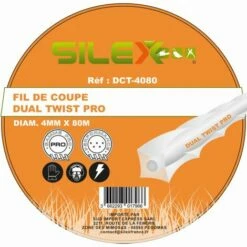 Bobine Fil De Coupe Dual TWIST 80m X 40mm ø Silex® Gamme PRO