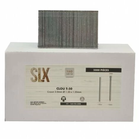 SILEX 5000 Clous SLX Pour Cloueuse Type 16G/50 Mm 3 SILEX 5000 Clous SLX Pour Cloueuse Type 16G/50 Mm