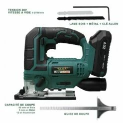 Scie Sauteuse Sans Fil 20 V Silex® ( Batterie 6 AhSlx ) 8 Scie Sauteuse Sans Fil 20 V Silex® ( Batterie 6 AhSlx ) -Outillage Soldes Boutique 43998468 2