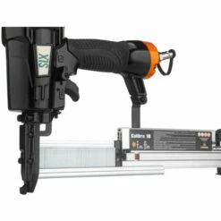 SILEX Compresseur Portatif 6L - 40V SLX® +2 Batteries Lithium 5 Ah + Cloueur Pneumatique 3en1 SLX 18 GA + Tuyau 5M -Outillage Soldes Boutique 43998472 3