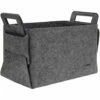 DUNEDESIGN Boîte De Rangement En Feutre 37x24x37cm Gris - Grau -Outillage Soldes Boutique 49704289 1