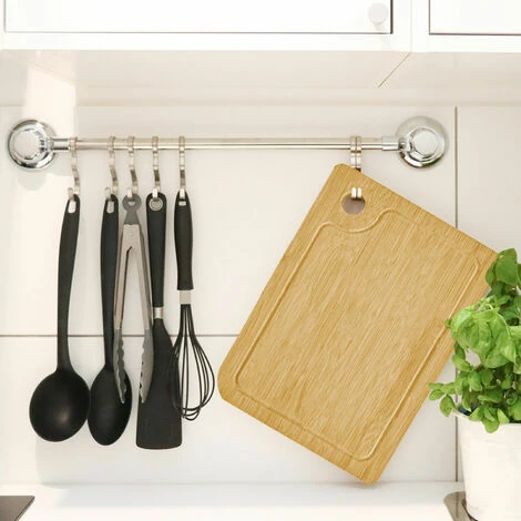 DUNEDESIGN Set De 3 Planche à Découper En Bambou - 33x22cm Planche En Bois - Rainure à Jus - Braun 5 DUNEDESIGN Set De 3 Planche à Découper En Bambou - 33x22cm Planche En Bois - Rainure à Jus - Braun – Image 3