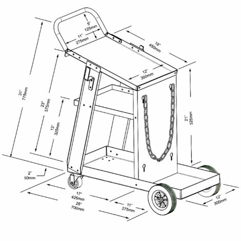 Chariot Pour Poste à Souder Silex® 4 Chariot Pour Poste à Souder Silex® – Image 2